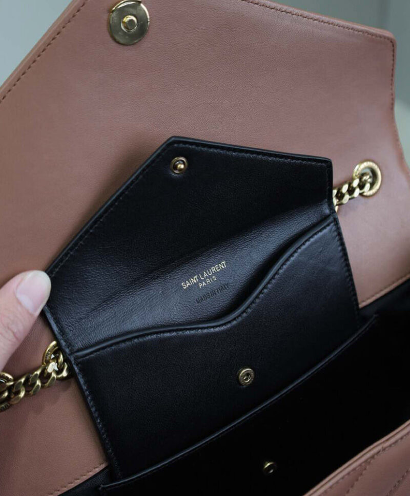 Saint Laurent Loulou Medium In Matelasse Lambskin